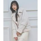  мутоновое пальто боа пальто мутон боа Rider's блузон женский 