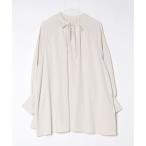 [callautia] длинный рукав туника LARGE крем женский 