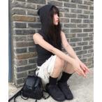 [anyonemore] безрукавка tops FREE уголь женский 