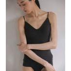 ショッピングオーガニック商品 「RESET」オーガニックコットン混 ブラキャミソール（グレー）