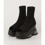 ショッピングブーツサンダル 「MURUA」 ショートブーツ 23.5 ブラック レディース