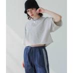 「JEANASIS」 半袖カットソー FREE グレー レディース