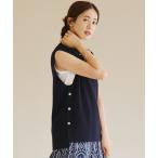 [23 район ] безрукавка tops 38 темно-синий женский 