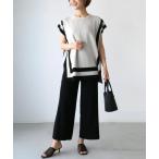 [Ehre style] выставить FREE бежевый × черный женский 