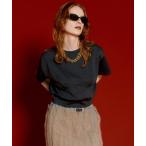 「MAISON SPECIAL」 半袖Tシャツ FREE チャコールグレー レディース