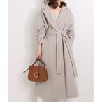 「NOBLE」 チェスターコート 38 ライトグレー レディース