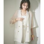 ショッピングforever 「Remind me and forever」 テーラードジャケット FREE アイボリー レディース