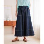 「studio CLIP」 デニムパンツ - インディゴブルー レディース