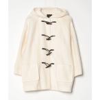 [NANO universe] полупальто "даффл коут" 36 белый женский 