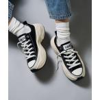 「CONVERSE」 ローカットスニーカー 24.0cm ブラック レディース