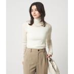ショッピングニット ニット セーター ウール シアー リブ タートルネック ニット ウォッシャブル レディース