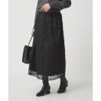 ショッピングブラックレーベル スカート シアー レース ギャザー スカート