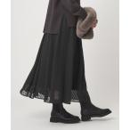 スカート プチ リボンモチーフ ジャガード スカート