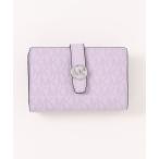 ショッピングv6 財布 GREENWICH タブ ジップアラウンド ウォレット ミディアム - MKシグネチャー レディース