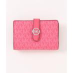 ショッピングシグネチャー 財布 GREENWICH タブ ジップアラウンド ウォレット ミディアム - MKシグネチャー レディース