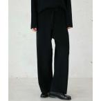 ショッピングドゥ パンツ 「LA PEAU DE GEM」antipilling knit pants/アンチピリングニットパンツ レディース
