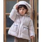 ショッピングもこもこ ブルゾン アウター もこもこウサギ中綿ジャケット キッズ 子供服 女の子