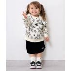 セットアップ 星総柄トレーナー+コーデュロイ調スカートセット キッズ 子供服 女の子