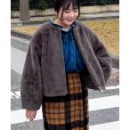 ショッピングパーティー ブルゾン アウター ミンクファーブルゾン レディース