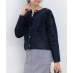 ニット セーター フォックスタッチニット カーディガン レディース