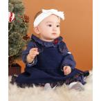 ベビー ハートキルトジャンパースカート＆ロンパース2点セットベビー(70~80cm)