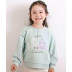 トレーナー  ウサギネコアニマルフェミニンモチーフトレーナー(80〜130cm） キッズ 子供服 女の子