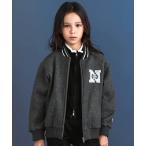 ショッピングスタジャン スタジャン アウター ロゴバッチ裏シャギースタジャン(110~150cm) キッズ 子供服 男の子 女の子