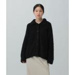 カーディガン 3.5ゲージ襟ボタンカーディガン　606675 レディース