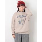 tシャツ 裏毛プリントスウェット レディース