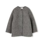 ノーカラーコート コート ボンディング フォルムコート レディース