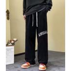  брюки one отметка Logo вышивка маленький call широкий брюки мужской женский 