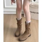 ショッピングウエスタン ブーツ スエード調ヴィンテージライクウエスタンブーツ レディース