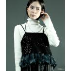 ショッピングスパンコール FANTASIA/スパンコール総柄ビスチェ レディース