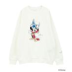 ショッピングスウェット トレーナー スウェット FANTASIA/フロッキープリントスウェット レディース