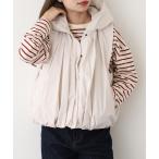 ダウンベスト ベスト Anna Nicola タックダウンベスト レディース