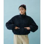 ブルゾン アウター ボアスタンドブルゾン レディース