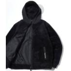 ショッピングロゴス パーカー 2025AW LOGOS/ロゴス ボアフリース×ナイロン切替 フルジップパーカー レディース メンズ フーディー ブルゾン メンズ レディー