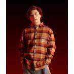 ショッピングトップス シャツ Hopper's LETTER CHECK SHIRT メンズ レディース