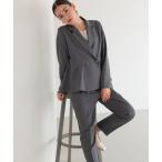 ショッピング卒業式 セットアップ 「手洗いOK」テーラードジャケット パンツスーツ ダブルブレスト きれいめ オフィス セレモニー フォーマル 入学式 卒業式 七五三対応