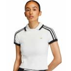 tシャツ adidas KNITTED CALI TEE / アディダス ニット カリ ティー レディース