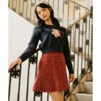 ショッピングSTUART スカート ラメツィードミニスカート