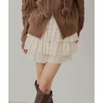 ショッピングティアード パンツ コットンレースティアードショートパンツ レディース