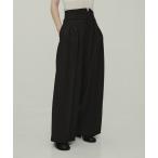 パンツ High Waist Trousers/ハイウエストトラウザー/ワイドパンツ レディース