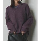 ショッピングスパンコール ニット セーター アシメヘム スパンコール ニットトップス レディース