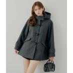 コート アウター 「WEB限定」フードダッフルミドルコート レディース