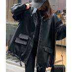 レザージャケット ライダース アーバンルーズレザージャケット レディース