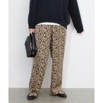 ショッピングウエスト パンツ レオパードイージーパンツ レディース