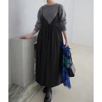 ショッピングマキシ ワンピース 「WEB限定/追加4」タフタギャザーキャミワンピース