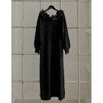 ワンピース 「2025-26 WINTER COLLECTION」「MEISM by Re:EDIT」「低身長サイズ有」フリルボートネック2WAYニッ