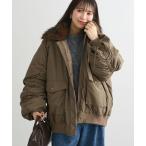 ブルゾン アウター ・swing by ティペット付ミリタリーブルゾン レディース